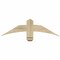 Ekena Millwork Bellingham Rough Sawn Timber Gable Bracket, Douglas Fir, 36"W x 10"H x 2"D x 4"F, 7/12 Pitch GBW036X10X0204BEL00RDF - alternate 1